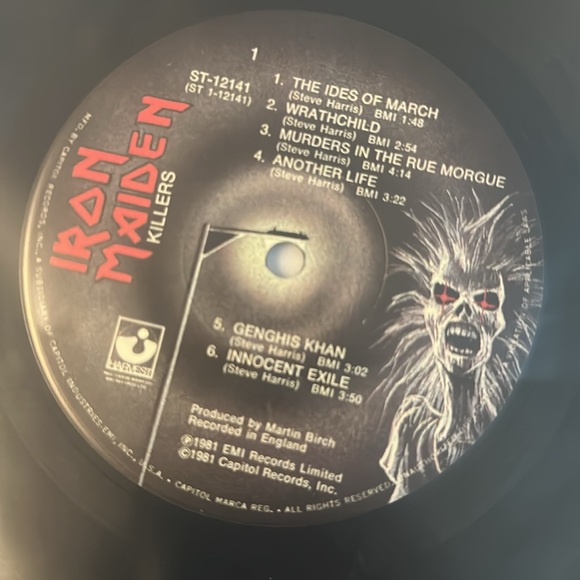 Iron Maiden - Killers   ( Record) - Picture 9 of 9